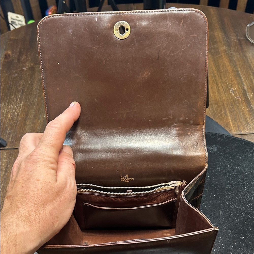 Chic Crocodile Pattern Mini Bag - image 3